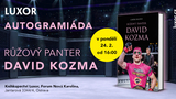 Autogramiáda Růžového pantera Davida Kozmy