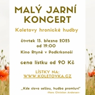 Malý jarní koncert 2025 - Rtyně v Podkrkonoší