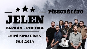 Jelen & Poetika & Parkán - Letní kino Písek