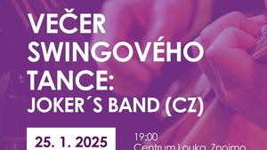 Večer swingového tance: JOKER´S Band v Centru Louka