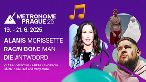 Metronome Prague 2025: Die Antwoord, Alanis Morissett, Rag'n'Bone Man