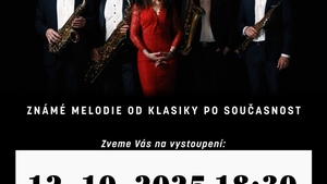 Světová hudba pro 4 saxofony a zpěv - Betlémská kaple Plzeň