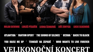 Velikonoční koncert 4 rockeři s operní pěvkyní v Brně