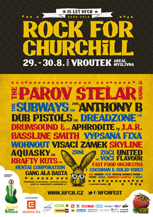 Rock for Churchill hlásí nadupanou DJ stage