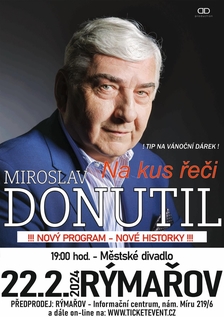 Miroslav Donutil - Na kus řeči v Rýmařově