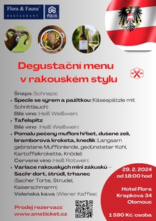 Degustační menu v rakouském stylu - Olomouc