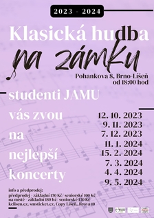 Klasická hudba na zámku (Katedra zpěvu) - Brno