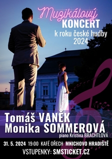 Tomáš Vaněk a Monika Sommerová - Koncert k roku české hudby - Mnichovo Hradiště