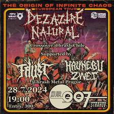 Klub 007 Strahov - DEZAZTRE NATURAL (cl), FAÜST (cz), HAUNEBU ZWEI (cz) - Metal / Punk