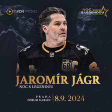 Noc s legendou s Jaromírem Jágrem ve Foru Karlín