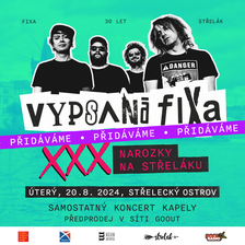 Vypsaná fiXa - pridaný koncert na Střeleckém ostrově