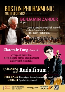 Benjamin Zander, Zlatomir Fung a Boston Philharmonic Youth Orchestra v Rudolfinu
