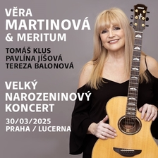 Věra Martinová – Velký narozeninový koncert v Lucerně