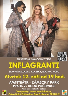 INFLAGRANTI - koncert smyčcového tria - Praha