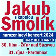 Jakub Smolík tour 65 - Žďár nad Sázavou