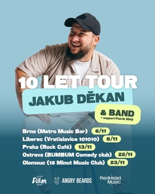 Jakub Děkan - 10 let TOUR - Liberec