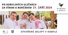 Po kobylských uličkách za vínem a burčákem 2024