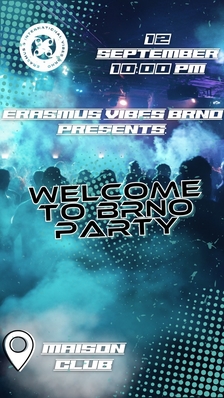 Welcome to Brno Party by Erasmus Vibes Brno