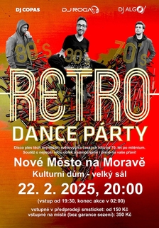 Retro dance párty - Nové Město na Moravě