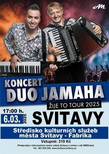 DUO JAMAHA - Žije Tour 2025! - Svitavy