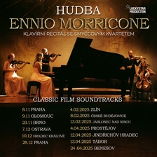 Hudba Ennio Morricone - Klavírní recitál se smyčcovým kvartetem ve Zlíně