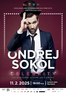 Celebrity - celovečerní stand-up comedy Ondřeje Sokola - KD Šternberk