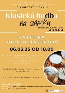 Klasická hudba na zámku - Zámek Belcredi Líšeň