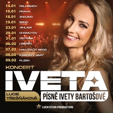 IVETA - písně Ivety Bartošové v Pelhřimově