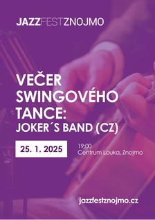 Večer swingového tance: JOKER´S Band v Centru Louka