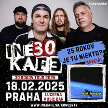 Kapela Iné Kafe slaví 30 let - Lucerna Music Bar