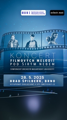 Koncert filmových melodií pod širým nebem - Brno