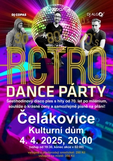 Tanec Retro dance párty v Čelákovicích