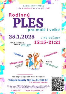 Rodinný ples pro malé i velké - KD Olšany