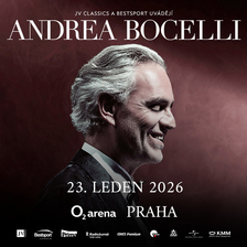 Andrea Bocelli vystoupí v pražské O2 aréně již po osmé