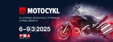 Veletrh Motocykl. 24. výstava motocyklů, čtyřkolek a příslušenství