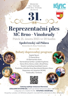 31. Reprezentační ples městské části Brno - Vinohrady