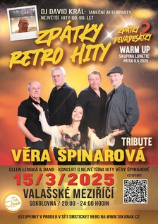 Zpátky retro hity - Koncert Tribute Věra Špinarová ve Valmezu