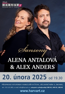 Alena Antalová & Alex Anders - Šansony v Klubu Harvart