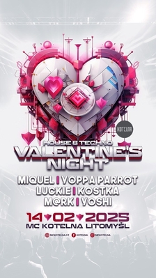 House & techno Valentine's night - MC Kotelna