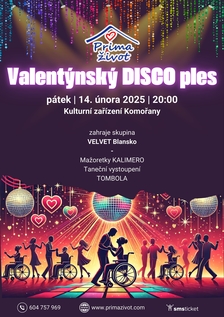 Valentýnský Disco ples v Komořanech