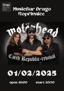 Motörhead Czech Republic Revival - MusicBar Drago