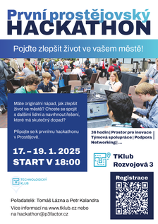 První prostějovský HACKATHON: Pojďte zlepšit život ve vašem městě!