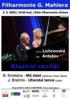 Renata Lichnovská, Igor Ardašev - Klavírní recitál v Jihlavě