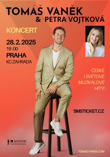 Tomáš Vaněk & Petra Vojtková - muzikálový koncert v KC Zahrada