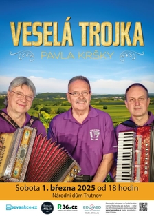 Veselá trojka Pavla Kršky v Trutnově