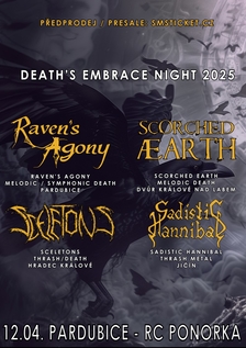 Raven's Agony - Death's Embrace Night 2025 v Ponorce