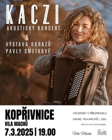 Kaczi v Kopřivnici - akustický koncert ve Vile Machů