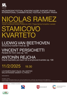 Nicolas Ramez a Stamicovo kvarteto - Lichtenštejnský palác