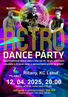 ´80s - ´90s Retro dance párty - KC Labuť Říčany