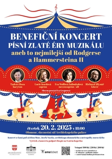 Benefiční koncert písní zlaté éry muzikálu - Arcibiskupský palác Olomouc